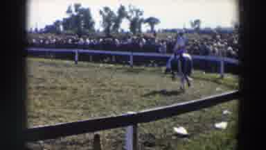 Wheeling Ohio (1957): Horse Competition Cowboy Fence Training Riding Ranch Hat