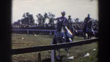 Wheeling Ohio (1957): Group Of Cowboys Perform Riding Their Horses During A