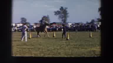 Wheeling Ohio (1957): Naughty Pony Takes Off With Rider Who Stays On Doesn't Want