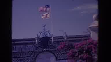 Florida (1958): USA Flag On Top Of A House
