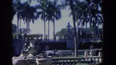 Florida (1958): People Walking Outside And Enjoying The Weather And Sculptures