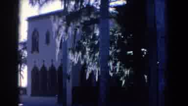 Florida (1958): Panoramic Scrolling Video Of A Middle Eastern Building And Palm