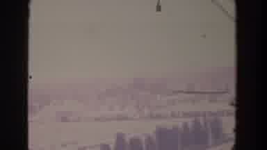 Florida (1958): Two Birds Fly Over A Faded Landscape That Includes Fields Trees