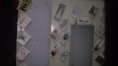 Italy (1958): Christmas Cards Displayed On Wall In Home Near Dining Room