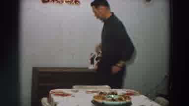 Italy (1958): Man Pacing In Dining Room Contemplating A Serious Issue Quietly