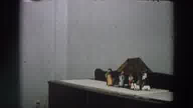 Italy (1958): Beautiful And Memorable Christmas Nativity Set At Home Welcoming The