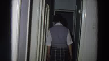 Italy (1958): Young To Middle Aged Conservatively Dressed Woman Walks Down Hall