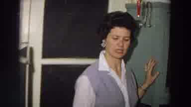 Italy (1958): Woman Showcasing A Room Furnishing After Newly Renovating The House