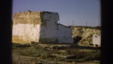 Italy (1958): Look Like A Battle Ground Big Peace Of Concrete Electricity Pillow