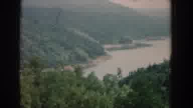 South Carolina (1958): Forest On The Hills Of Mountain With A River Flowing