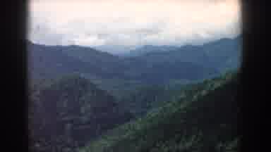 South Carolina (1958): The View Of Green Mountains From Birds Eye View On A Cloudy
