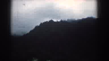 South Carolina (1958): The Quiet Wide View Of A Cloudy Hillside Trees