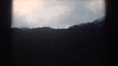 South Carolina (1958): Dark Mountains High Up With Clouds That Are Growing With