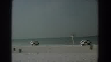 Yorktown Virginia (1958): A Cloudy Day At The Local Beach With An Abundance Of