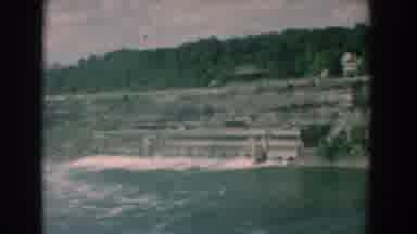 Yorktown Virginia (1958): Shows A River That Has A Small Waterfall