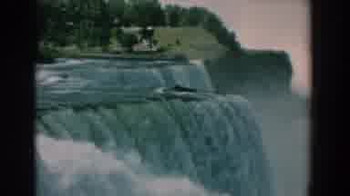 Yorktown Virginia (1958): American Falls And Horseshoe Falls Filmed From Niagara