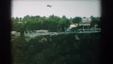 Yorktown Virginia (1958): Immense City On A Mountain Wall Midst Many Trees With