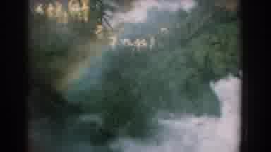 Yorktown Virginia (1958): Water Spills Over The Rocks Of A Large Waterfall