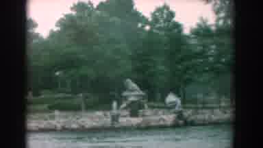Yorktown Virginia (1958): Panoramic View Of Magi Of Large Body Of Water
