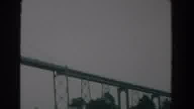 Yorktown Virginia (1958): A Green Small Bridge Above A Forest