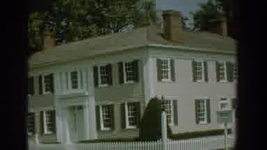 Florida (1959): Beautiful Colonial Home On A Corner Lot Surrounded By A White