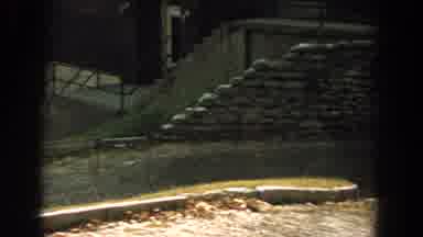 Florida (1959): Space Open During The Day With A Wall Of Stones