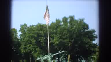Florida (1959): The American Flag Standing Proudly On Top Of An Artillery Gun In A