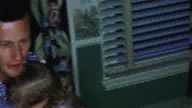 Paramus New Jersey (1959): Two Caucasian Adults With Young Baby Indoors With