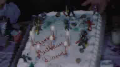Paramus New Jersey (1959): A Birthday Celebration In A Home With White Cake Along