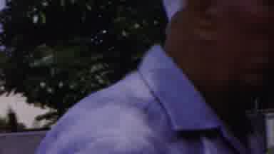 Paramus New Jersey (1959): Old Man Turns And Gives A Big Smiles Back At Camera