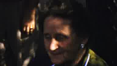 Paramus New Jersey (1959): Woman Wearing Green Shirt Smiles At Camera Be for