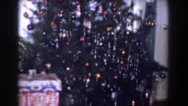 Bel Air Maryland (1960): View Of Fully Trimmed Christmas Tree With Red Star Tree