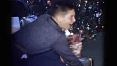 Bel Air Maryland (1960): Little Child Being Very Happy On Christmas Morning That