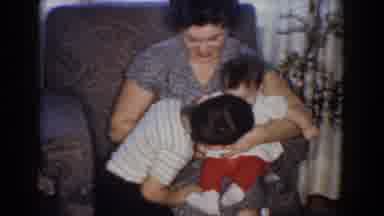 Bel Air Maryland (1960): Mother Watches Son Lovingly Try To Get Little Sisters