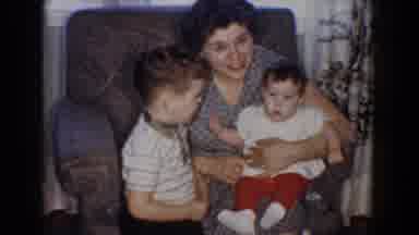 Bel Air Maryland (1960): Family Video Featuring Mom Dad Baby Waving And Brother