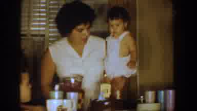 Bel Air Maryland (1960): Father Carrying Child Family Celebration