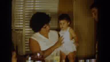 Bel Air Maryland (1960): Family Gathered Near The Table A Happy Baby And Other