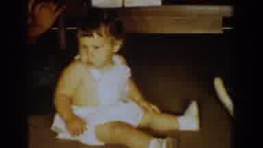 Bel Air Maryland (1960): Cute Painting Girl Playing With Toy