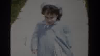 Bel Air Maryland (1960): Smiling Young Girl Wearing Dress Clothes Walks Down