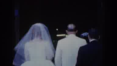 Bel Air Maryland (1960): A Wedding With White Dresses And Nice Hats And People