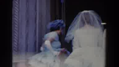 Bel Air Maryland (1960): Bridesmaids And Bride Going Into The Church Before