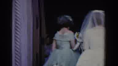 Bel Air Maryland (1960): People In Church Seeing A Wedding And Fiancee With Her
