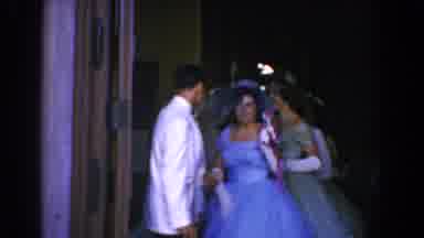 Bel Air Maryland (1960): Bride And Groom Leaving The Church After The Wedding