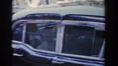 Bel Air Maryland (1960): Vintage Black Cars Stuck In A Traffic