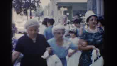 Bel Air Maryland (1960): Ladies Walking On The Street