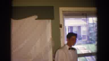 Bel Air Maryland (1960): Boyfriend In A White Suit Goes Out To The Camera Then His