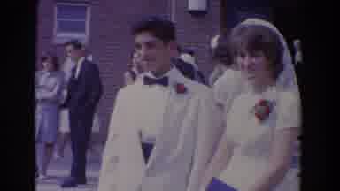 Bel Air Maryland (1960): Cute Couple Getting Married In The Early Days With