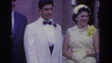 Bel Air Maryland (1960): Lots Of People Gathered For A Wedding A Young Man Poses