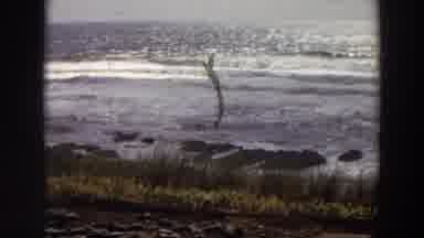 California (1964): Sea Waves Breaking Into Shore