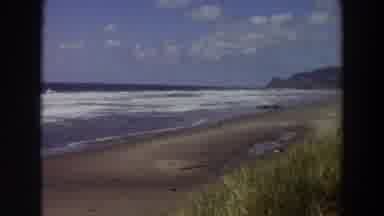 California (1964): Beautiful Sunrise On The Beach With Calm Waves
